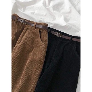 QUẦN NHUNG KÈM BELT