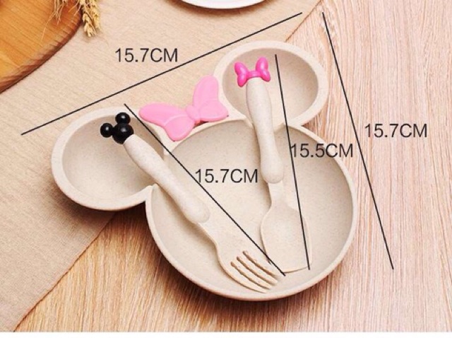 Bộ bát lúa mạch tập ăn dặm cho bé