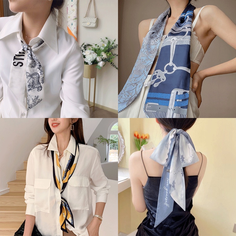 Băng Đô Nơ Vải Lụa Thời Trang Hàn Quốc Cho Nữ