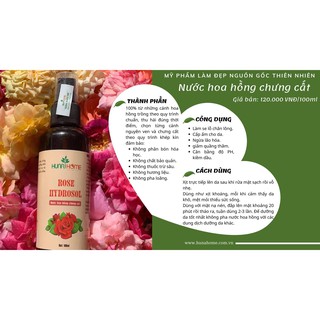 Nước cất hoa hồng - Rose hydrosol