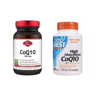 Viên uống CoQ10 bổ tim mạch huyết áp ngừa tai biến đột quỵ coq10 Olympian Labs/Doctor’s Best Co10 100mg