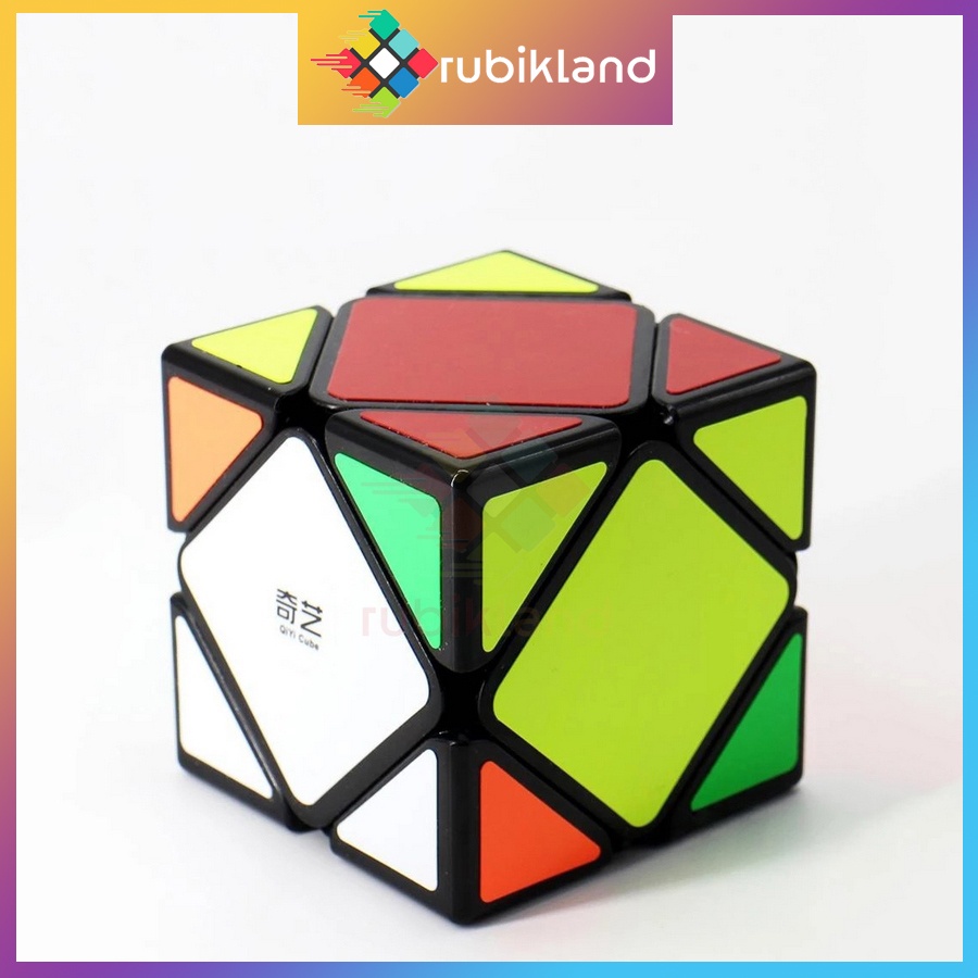 Rubik Skewb QiYi Viền Đen Rubic Biến Thể Đồ Chơi Trí Tuệ Trẻ Em