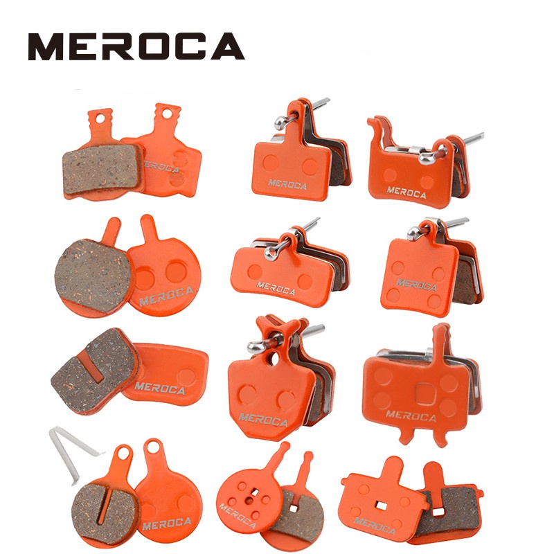 MEROCA Má Phanh Bằng Nhựa Resin Cho Xe Đạp Leo Núi Má Phanh Đĩa Thủy Lực MTB Phụ Kiện Đạp Xe