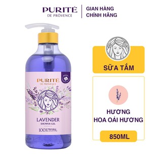 Sữa Tắm Purite by Provence Hoa Oải Hương (850ml)