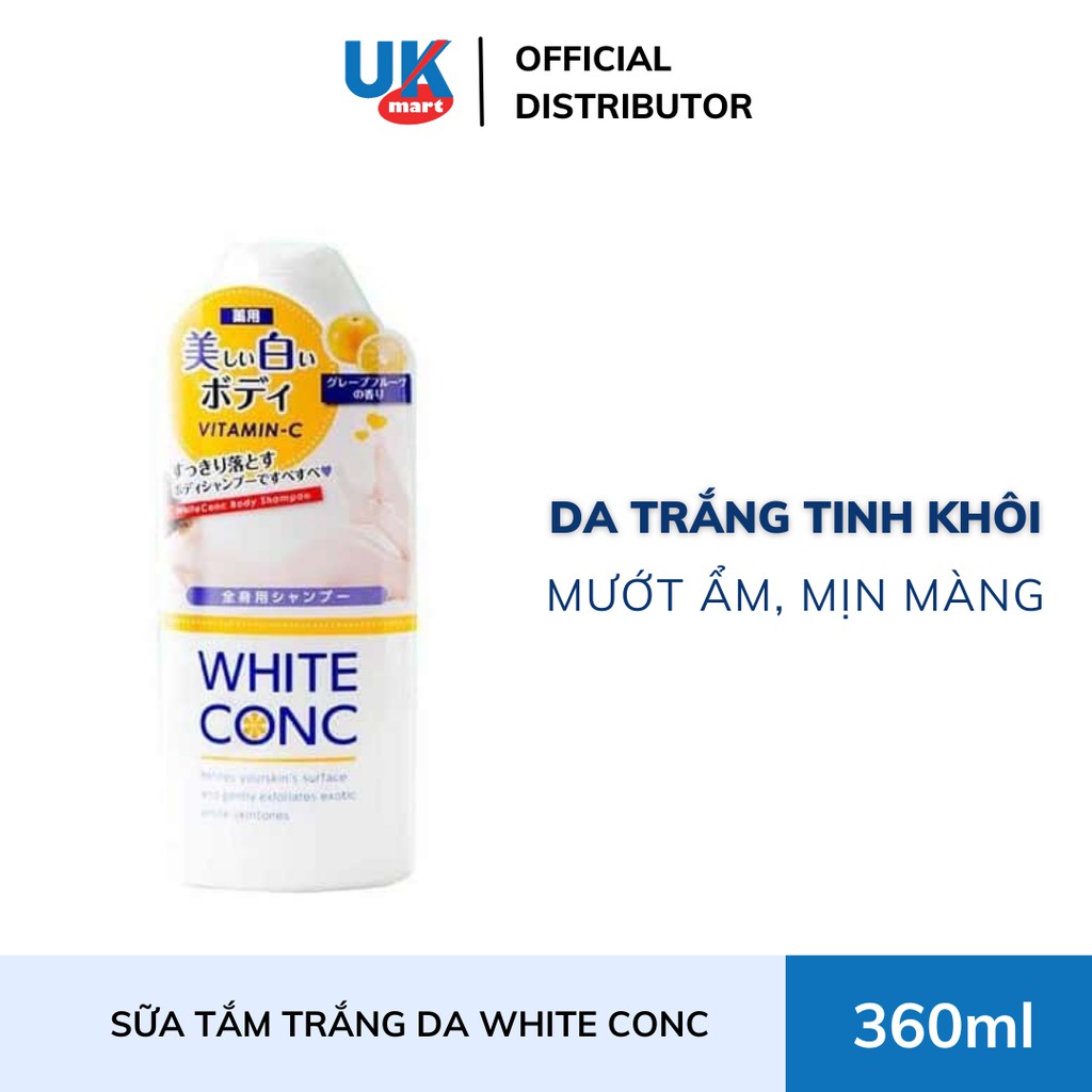 Sữa Tắm Trắng Da White Conc 360ml