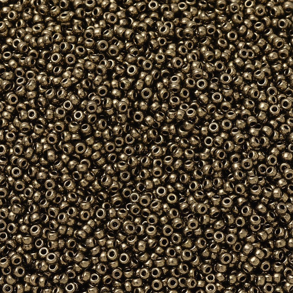 Chai hạt thủy tinh kích thước 2x1.3mm tùy chọn màu sắc 10g