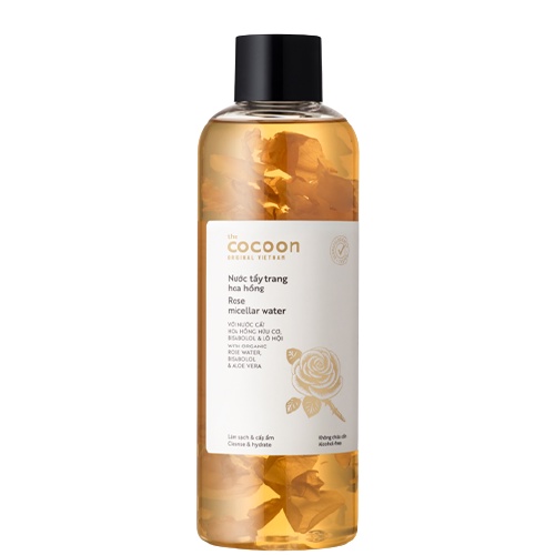 Nước Tẩy Trang hoa hồng Cocoon Rose Micellar Water 500ml