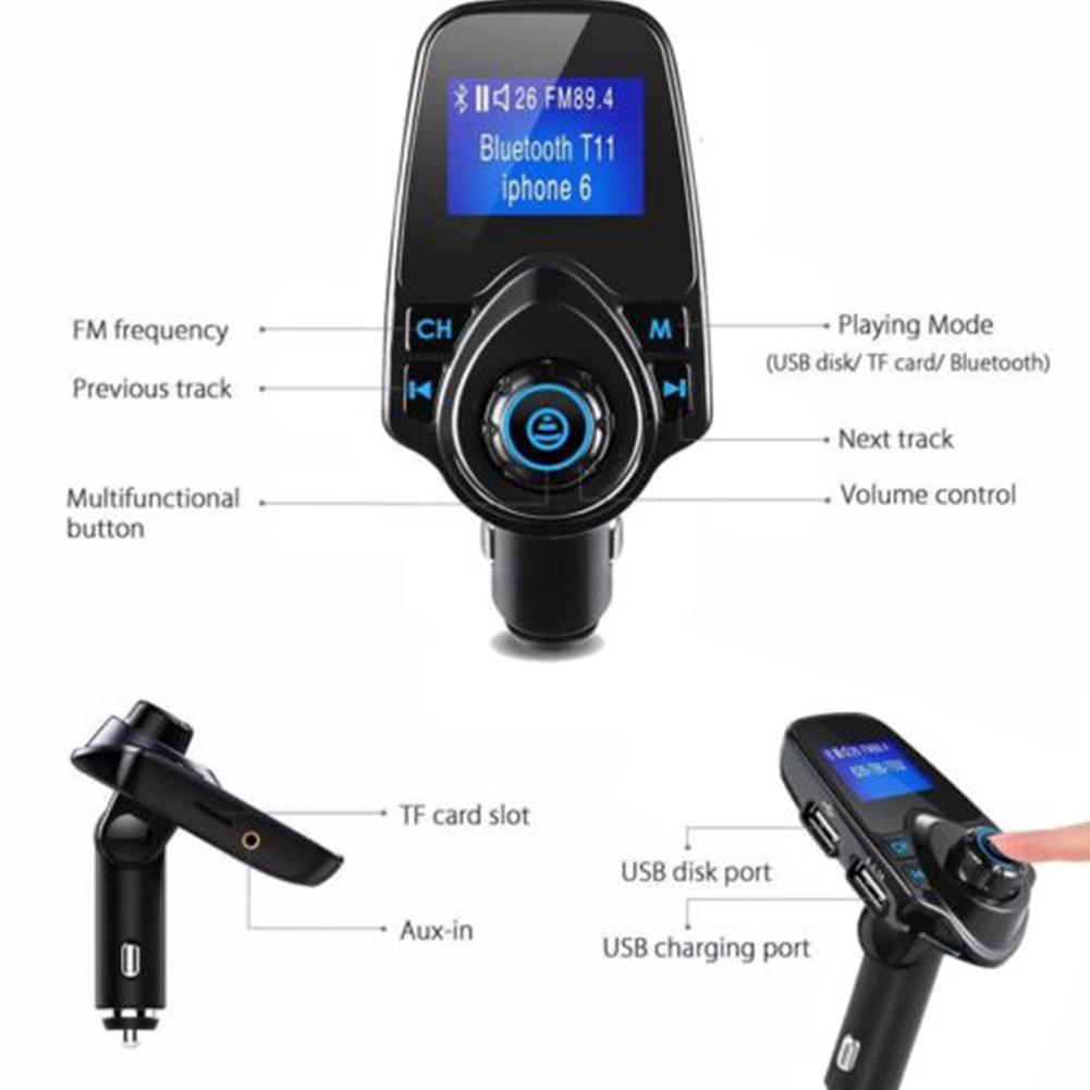 Bộ điều hợp vô tuyến đa năng trên xe hơi, sạc pin nghe nhạc bluetooth nghe FM