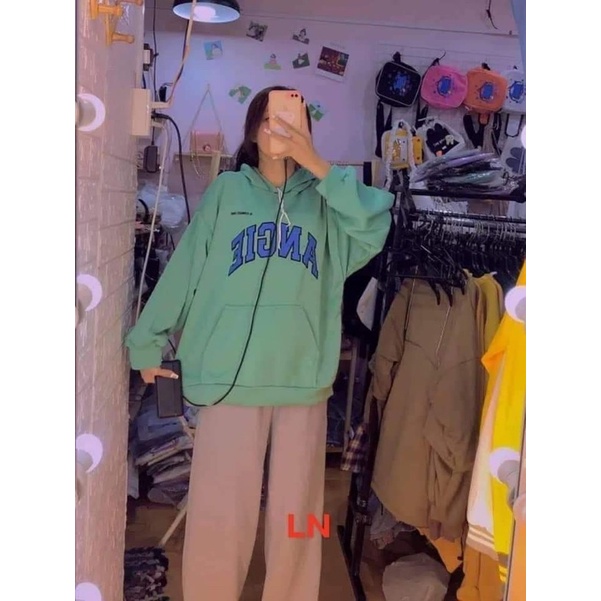 Sét áo hoodie ANGIE + quần bom TH6