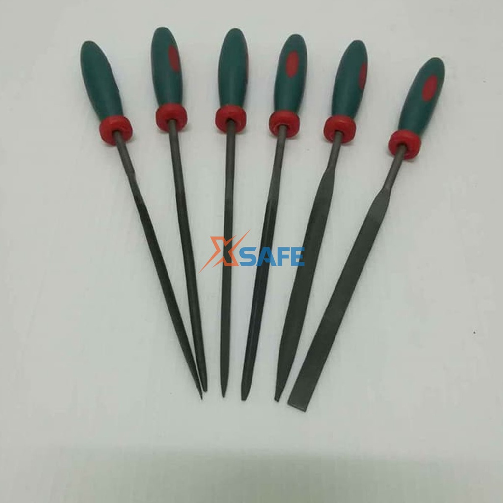 Bộ 6 giũa sắt TOTAL THT91462 đa dạng chất liệu cao cấp, độ bền, chất lượng cao, tay cầm thiết kế mềm mại