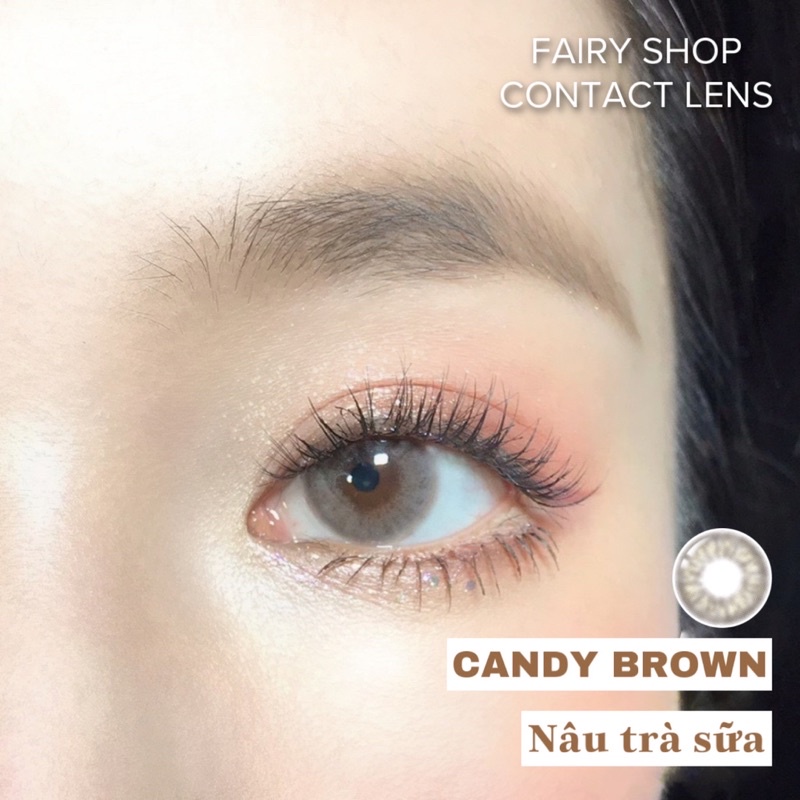 Kính Áp tròng Candy Brown - Lens Nâu Trà Sữa - FAIRY SHOP CONTACT LENS