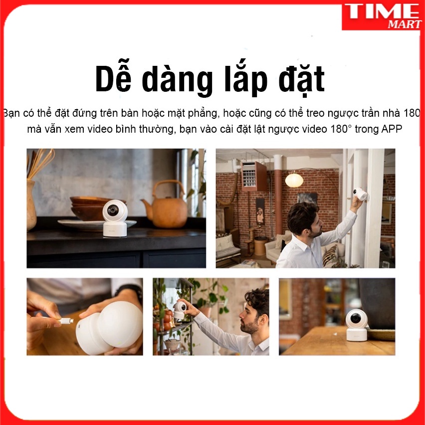 Camera IP giám sát C20 1080p IMILAB bản Quốc Tế [TIME_MART siêu thị tiện ích gia đình]