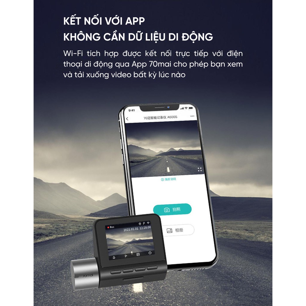 Camera hành trình 70mai A500S | BigBuy360 - bigbuy360.vn