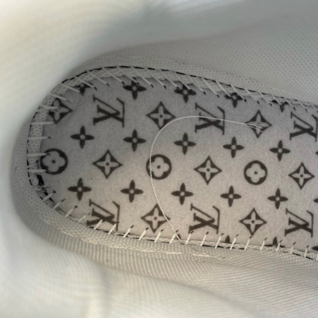 Giày sneaker LV Trainer White Green  SC Xanh Lá Phối Trắng thể thao nam nữ 2022 - Yabi_boutique