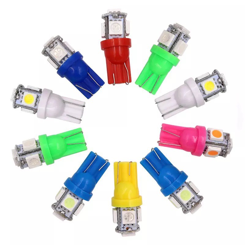 Xi Nhan Led 5 Tim Chân T10 Gắn Xe Máy