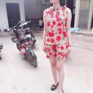 Bộ lanh đùi kiểu dáng trẻ thời trang