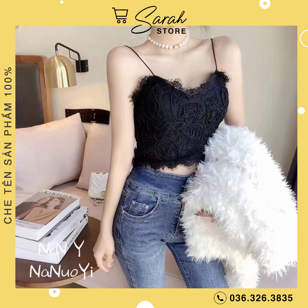 Áo Bra Viền Ren Crotop Siêu Hot Chun Lưng 997