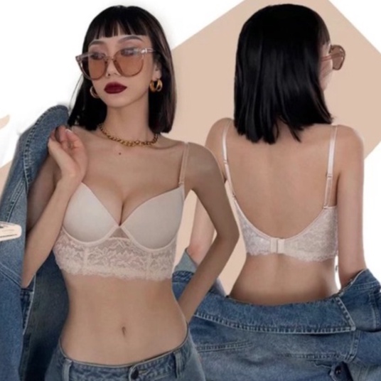 Áo Ngực Su Phối Ren Cao Cấp - Áo Lót Nữ Có Gọng Mút Mỏng Nâng Ngực Gợi Cảm AMYBRA A471
