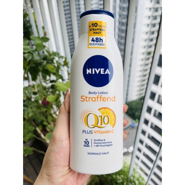 Sữa dưỡng thể Nivea Đức ⚡ CAM KẾT CHUẨN AUTH ⚡ Dưỡng thể Nivea Q10 Vitamin C 400ML – Hàng Nội địa Đức - Mẫu mới