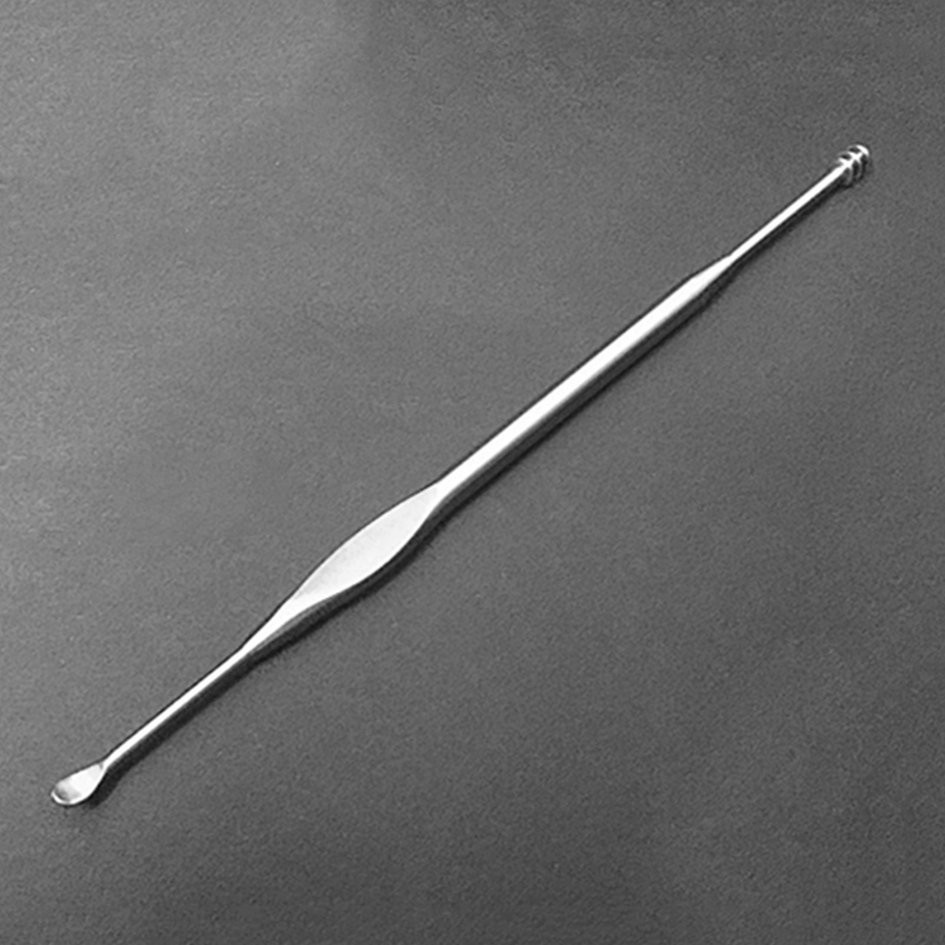 Muỗng Lấy Ráy Tai Hai Mặt Bằng Thép Không Gỉ Tiện Dụng