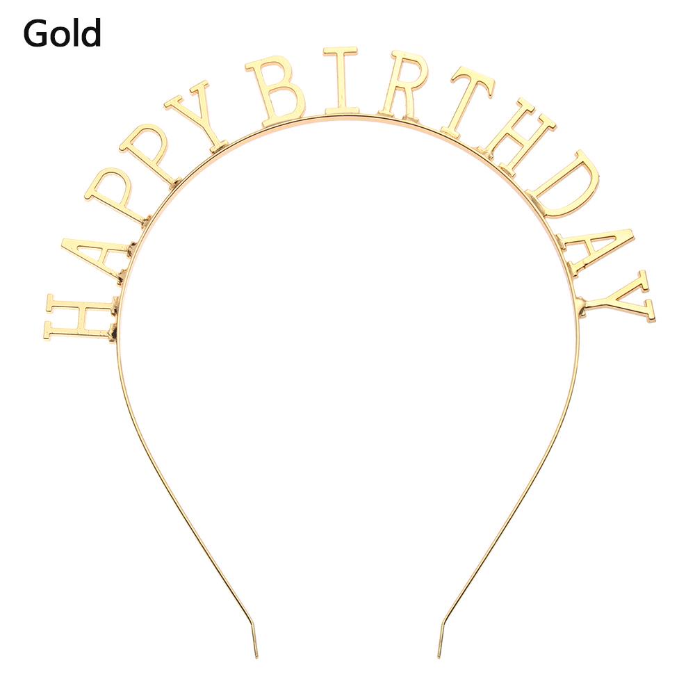 Cài Tóc Chữ Happy Birthday Cho Nữ