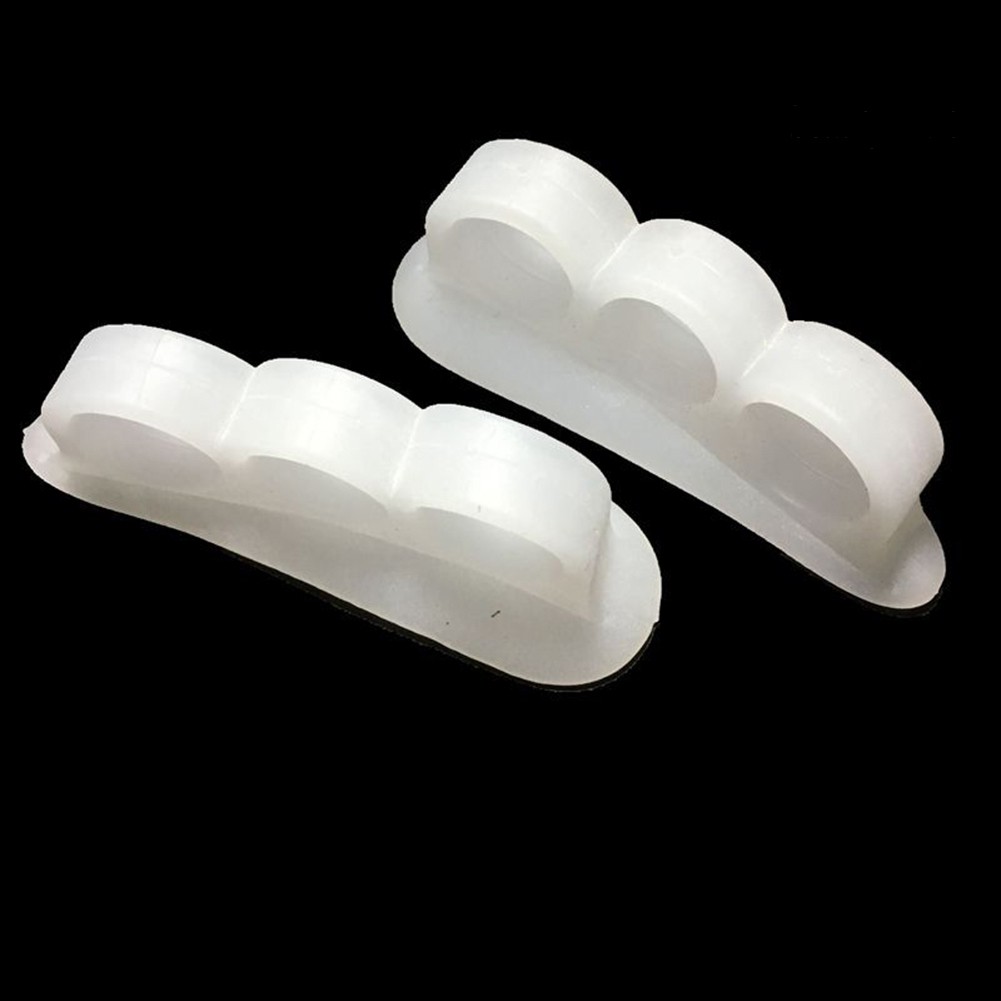 [Hàng mới về] Cặp dụng cụ tách chỉnh thẳng ngón chân 3 lỗ hỗ trợ chứng vẹo ngón chân cái chăm sóc bàn chân