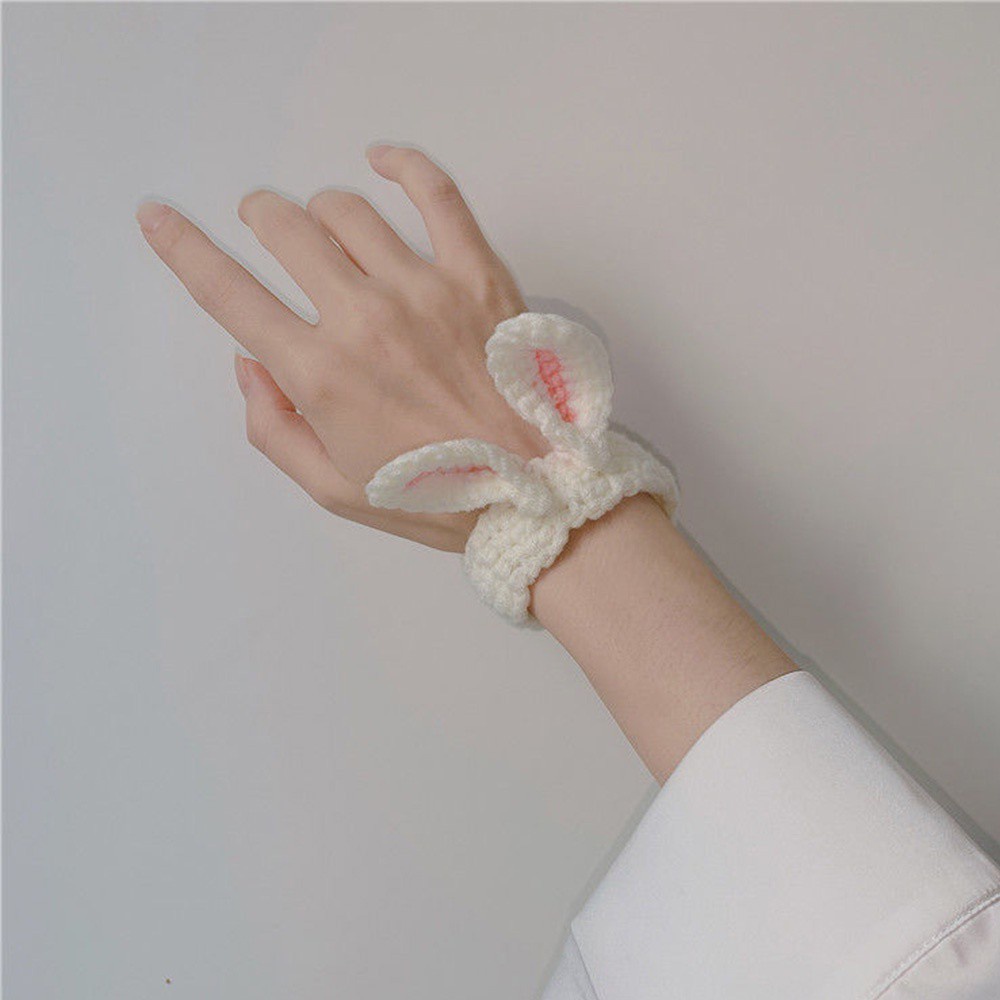 Vòng Đeo Tay Đan Len Mặt Hình Gấu / Ếch Dễ Thương