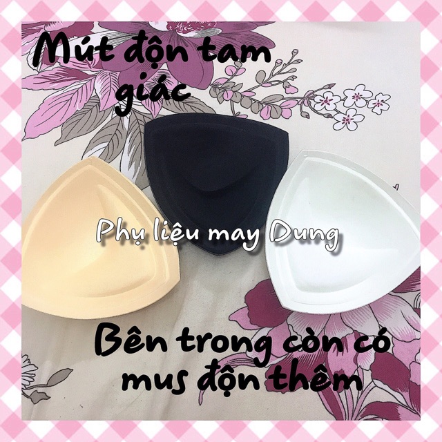 Mút độn tam giác có mus độn thêm
