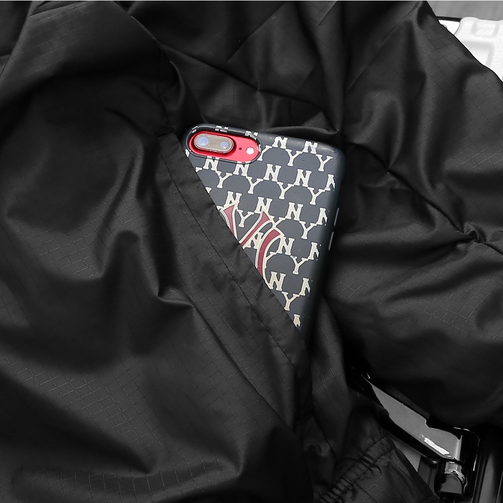 NIKE - Áo khoác lông thể thao nam nữ Nike Sportswear Swoosh Stand Collar Reversible Jacket chính hãng - Trắng kem x Đen