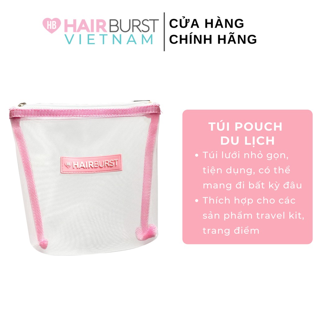 [Mã COSHB4 giảm 10% đơn 400K] [HB Gift] Túi Pouch Hairburst du lịch tiện dụng