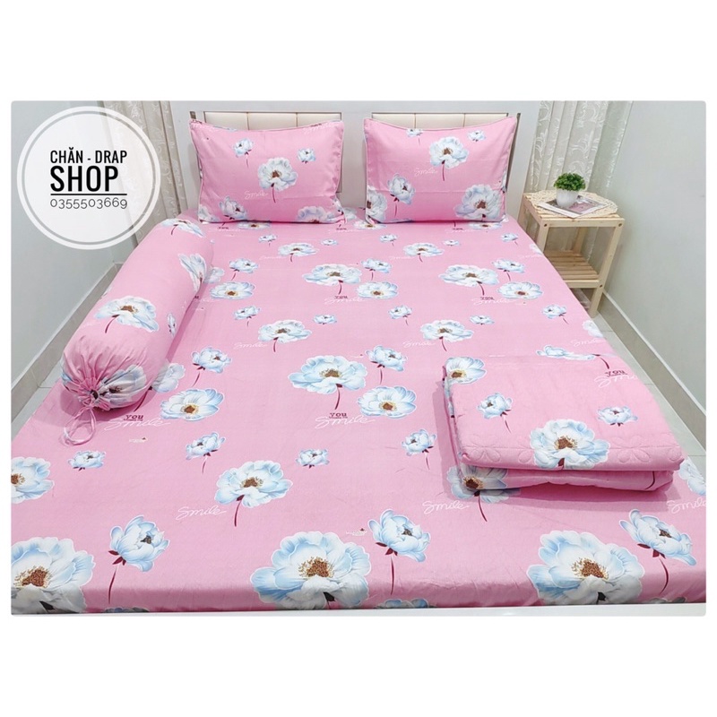 Bộ Drap + Áo Gối 100% COTTON Thắng Lợi cao cấp  đủ kích thước
