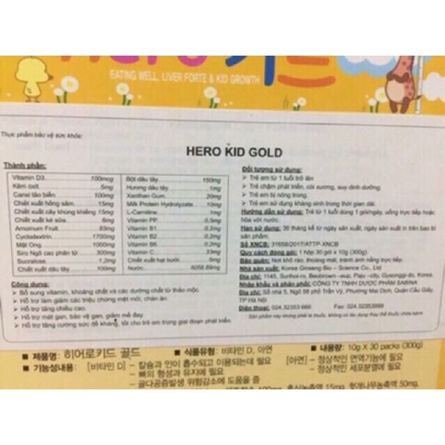 Hero Kid Gold - Siro Hỗ Trợ Cải Thiện Biếng Ăn, Tăng Chiều Cao Cho Trẻ - CVSPHARMACY