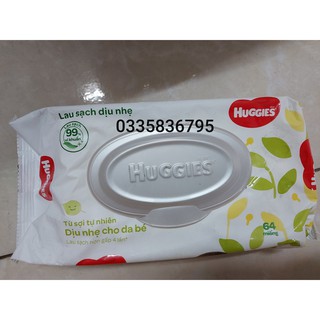 Sỉ 10 gói khăn ướt huggies 64 miếng