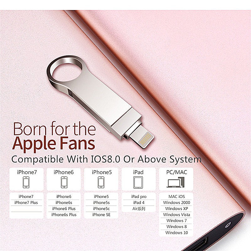 USB 2.0 cho iPhone, iPad 512GB cổng lightning | WebRaoVat - webraovat.net.vn