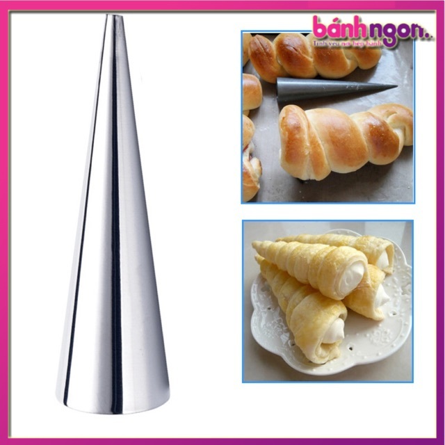 Khuôn inox không gỉ làm bánh sâu 12cm