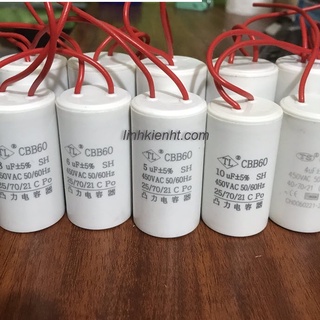 Cbb60 4uf 5uf 6uf 8uf 10uf 12uf 14uf 15uf 16uf 20uf 25uf 30uf tụ khởi động máy giặt