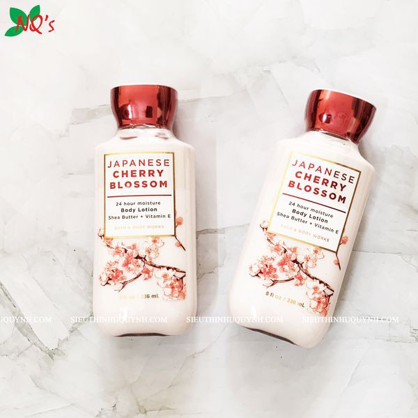 Dưỡng thể Bath & Body Work Cherry Blossom - Lotion BBW Hoa Anh Đào (236ml)