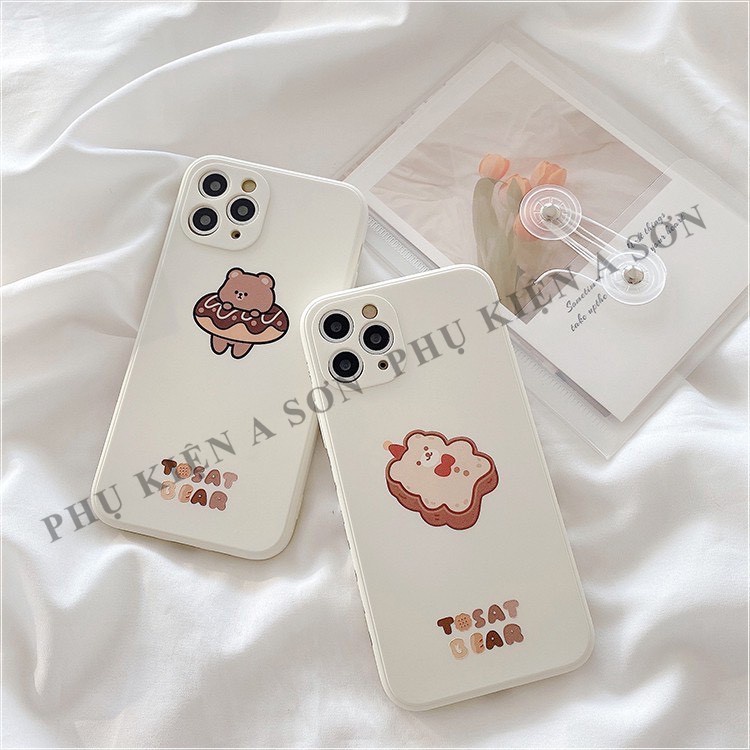 Ốp lưng iphone vuông cạnh hình tosat bear 6/6plus/6s/6splus/7/7plus/8/8plus/x/xr/xs/11/12/pro/max/plus/promax