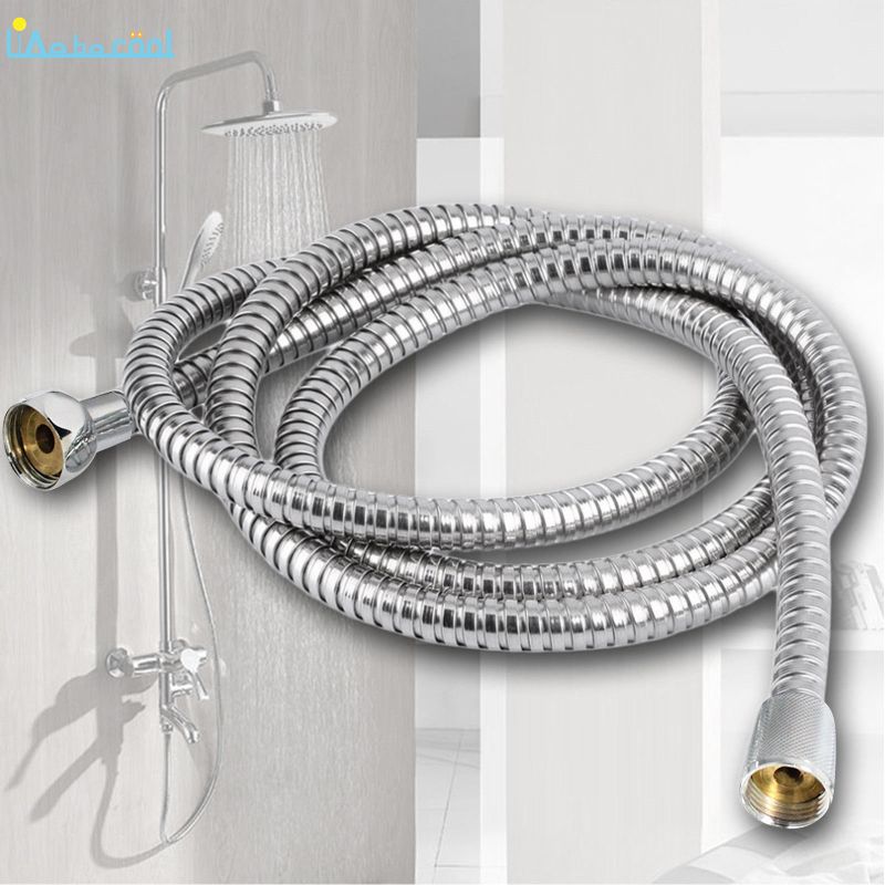 Ống nối dài vòi sen làm từ thép không gỉ 1.5m 2m 3m cho nhà tắm 5ft-60inches