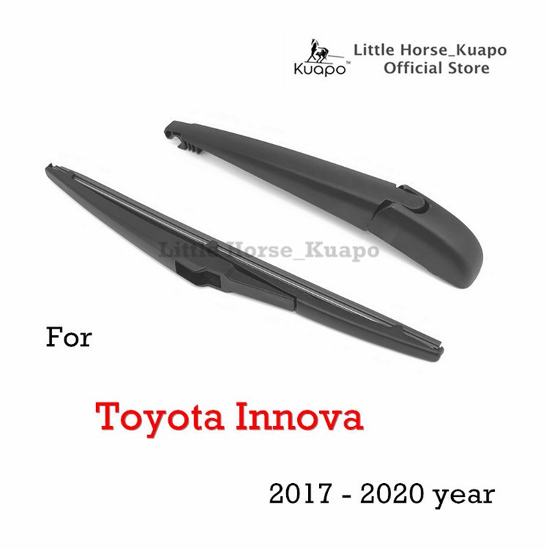 Bộ gạt mưa sau ô tô hiệu Kuapo dành cho Toyota Innova đời 2017 đến 2020 (thân gạt mưa sau + lưỡi gạt nước sau) bộ gạt nước sau toyota innova