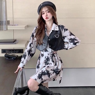 Set đầm hoạ tiết Peacebird