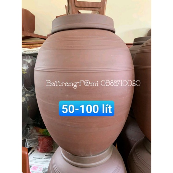 Chum 50-100-130 lít chuẩn Bát Tràng