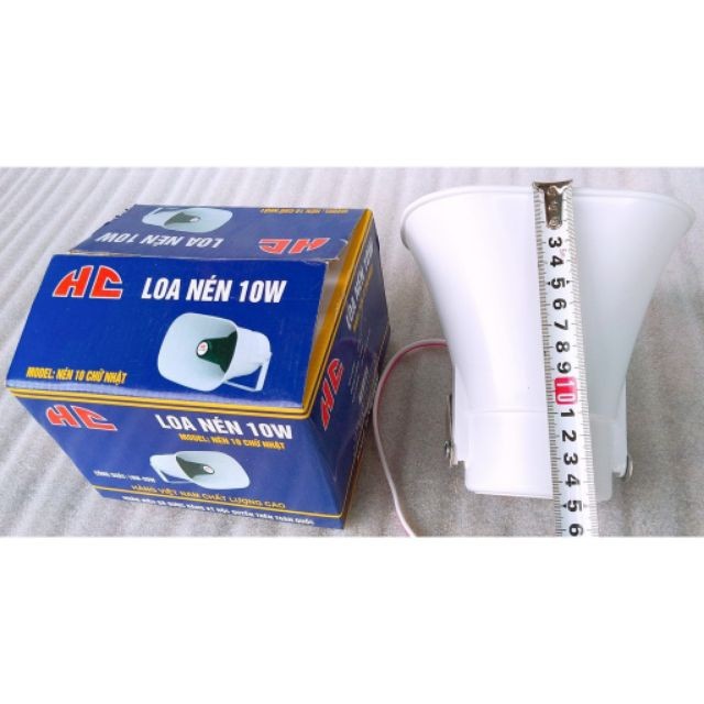 Loa Nén 10w HC hàng chuẩn, chuyên phục vụ đèn led pháo hoa, bán hàng rong, quảng cáo sản phẩm- Loa thông báo