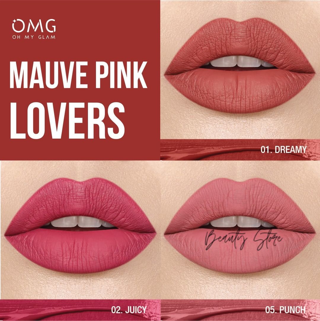 (hàng Mới Về) Son Kem Lì Lên Màu Đẹp Oh My Glam Kiss Omg | BigBuy360 - bigbuy360.vn