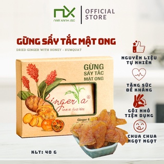 Gừng sấy tắc mật ong- Gừng quất mật ong chua ngọt Nam Xanh