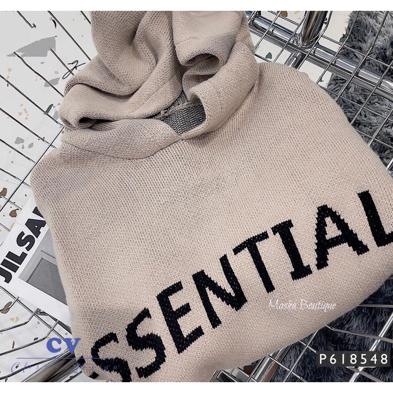 Áo hoodie len mũ dáng dài