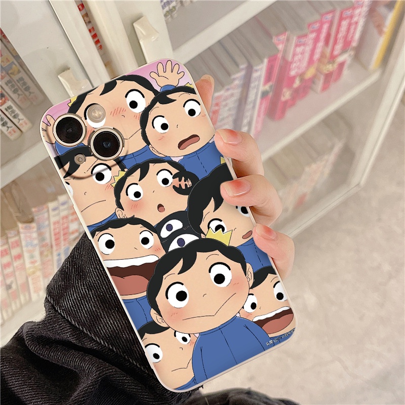 Ốp lưng iphone cạnh vuông lỗ camera hoàng tử Poggi Anime ốp iPhone 11 Pro Max iPhone 7plus 8 6 6s Plus 11 12 13 Pro Max