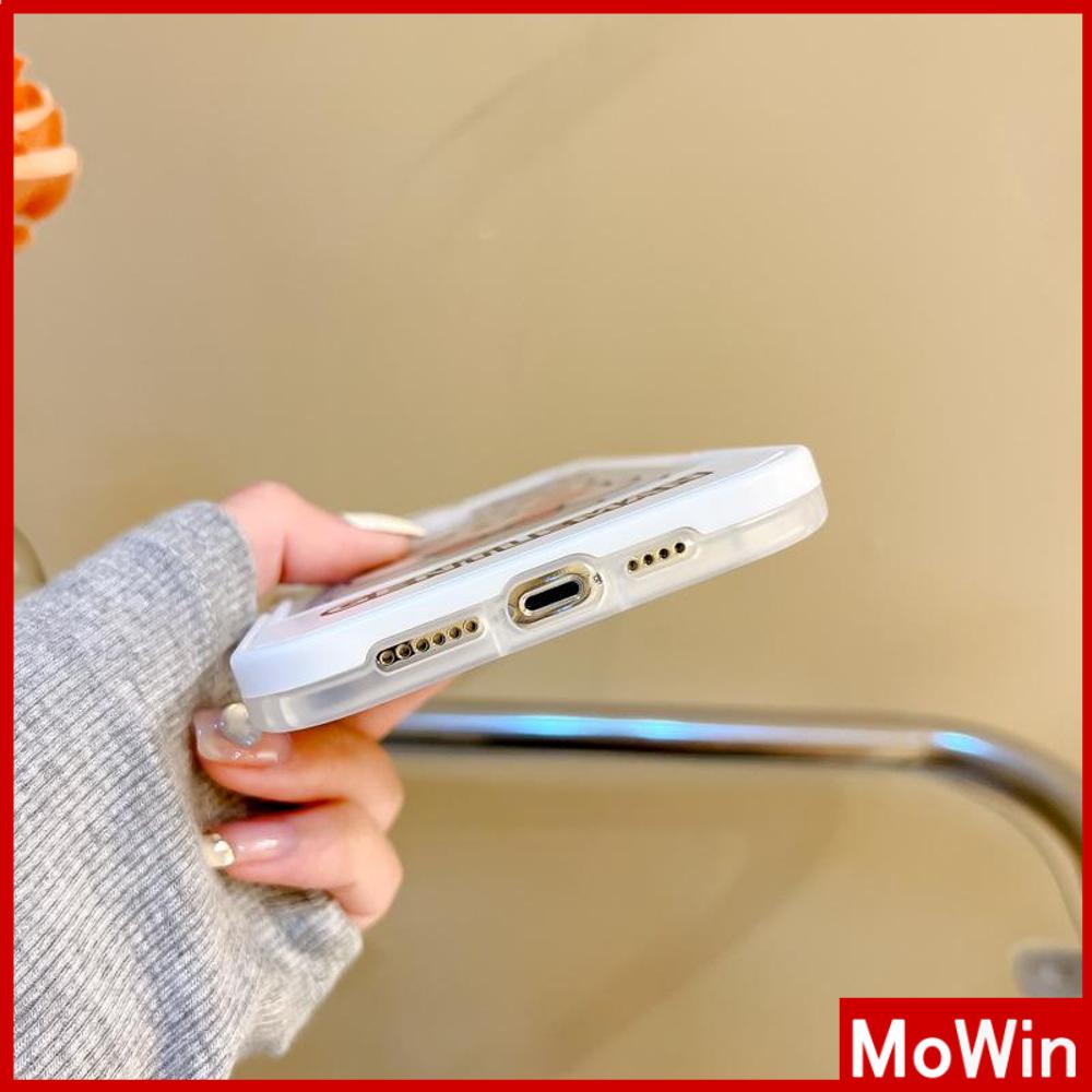 iPhone Case Acrylic Invisible Folding Stand Silicone Soft Case Airbag Shockproof Camera Cover Bear Cute Cartoon Compatible For iPhone 11 Pro Max 13 Pro Max 12 Pro Max 7Plus XS Max