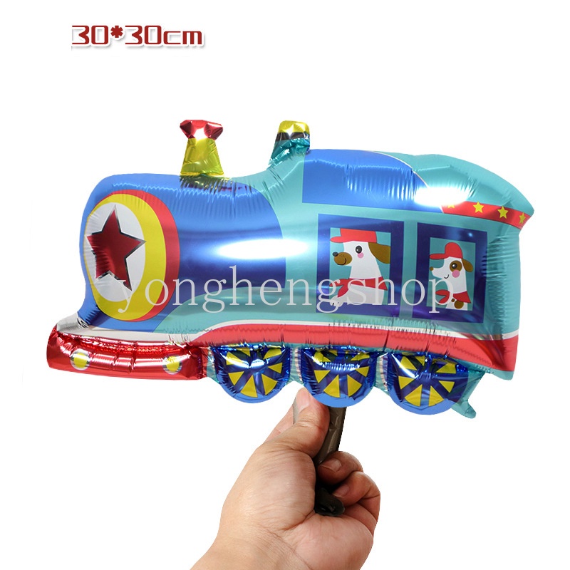 Bong Bóng Hình Xe Buýt/Xe Buýt/Tàu Ngầm/Xe Buýt Hoạt Hình Mini Trang Trí Tiệc Sinh Nhật Cho Bé