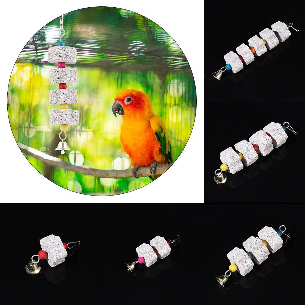 Đá Khoáng Chất Mài Răng Hình Bông Hoa Cho Vẹt